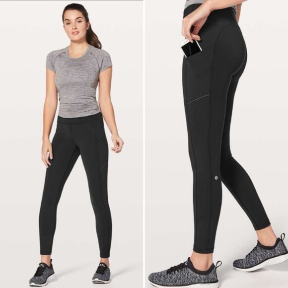 Lululemon Speed Up Tight 28” Black Size 4 - Picture 1 of 10